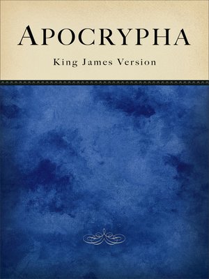 cover image of KJV Apocrypha